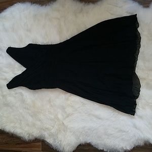 Sigrid Olsen black silk sleeveless pleated dress 4